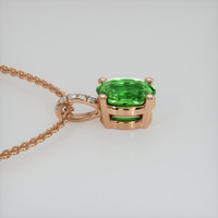 0.73 Ct. Gemstone Pendant, 14K Rose Gold 3