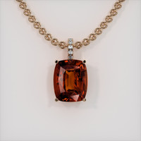 7.35 Ct. Gemstone Pendant, 14K Rose Gold 1