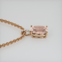 4.88 Ct. Gemstone Pendant, 14K Rose Gold 3