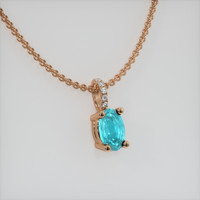 0.31 Ct. Gemstone Pendant, 14K Rose Gold 2