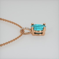 0.31 Ct. Gemstone Pendant, 14K Rose Gold 3