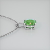 1.53 Ct. Gemstone Pendant, 14K White Gold 3