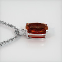 7.35 Ct. Gemstone Pendant, 14K White Gold 3