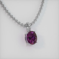 4.27 Ct. Gemstone Pendant, 14K White Gold 2