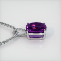 4.90 Ct. Gemstone Pendant, 14K White Gold 3