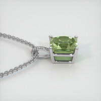 2.20 Ct. Gemstone Pendant, 14K White Gold 3