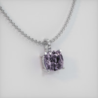 1.52 Ct. Gemstone Pendant, 18K White Gold 2