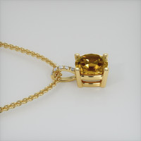 1.61 Ct. Gemstone Pendant, 14K Yellow Gold 3