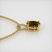 1.15 Ct. Gemstone Pendant, 14K Yellow Gold 3