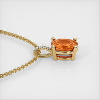 0.93 Ct. Gemstone Pendant, 14K Yellow Gold 3