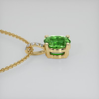 0.73 Ct. Gemstone Pendant, 14K Yellow Gold 3