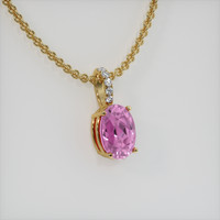 2.16 Ct. Gemstone Pendant, 14K Yellow Gold 2