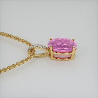 2.16 Ct. Gemstone Pendant, 14K Yellow Gold 3