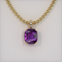 4.77 Ct. Gemstone Pendant, 14K Yellow Gold 1