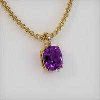 4.77 Ct. Gemstone Pendant, 14K Yellow Gold 2