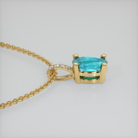 0.31 Ct. Gemstone Pendant, 14K Yellow Gold 3