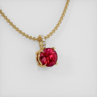 1.51 Ct. Ruby Pendant, 14K Yellow Gold 2