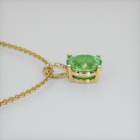 1.53 Ct. Gemstone Pendant, 18K Yellow Gold 3