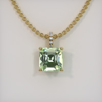 2.20 Ct. Gemstone Pendant, 18K Yellow Gold 1