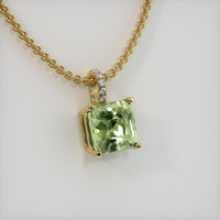 2.20 Ct. Gemstone Pendant, 18K Yellow Gold 2