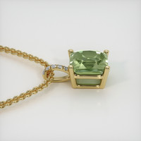 2.20 Ct. Gemstone Pendant, 18K Yellow Gold 3