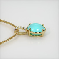 1.09 Ct. Gemstone Pendant, 18K Yellow Gold 3