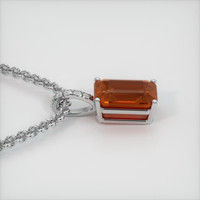4.55 Ct. Gemstone Pendant, Platinum 950 3