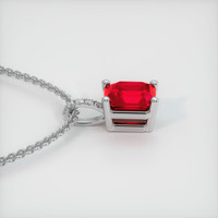 1.14 Ct. Ruby Pendant, Platinum 950 3