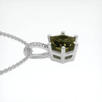 1.58 Ct. Sapphire Pendant, Platinum 950 3