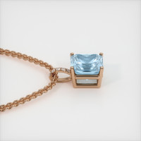 2.78 Ct. Gemstone Pendant, 14K Rose Gold 3