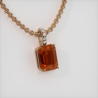 4.55 Ct. Gemstone Pendant, 14K Rose Gold 2
