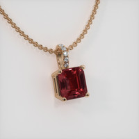 1.71 Ct. Gemstone Pendant, 14K Rose Gold 2