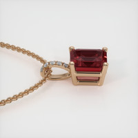 1.71 Ct. Gemstone Pendant, 14K Rose Gold 3