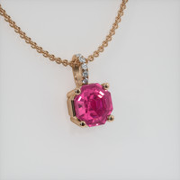 0.81 Ct. Gemstone Pendant, 14K Rose Gold 2