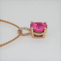 0.81 Ct. Gemstone Pendant, 14K Rose Gold 3