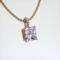 3.43 Ct. Gemstone Pendant, 14K Rose Gold 2