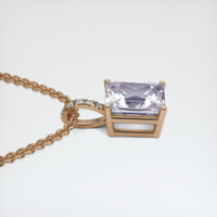 3.43 Ct. Gemstone Pendant, 14K Rose Gold 3