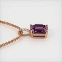 2.80 Ct. Gemstone Pendant, 14K Rose Gold 3