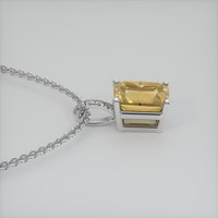 1.77 Ct. Gemstone Pendant, 14K White Gold 3