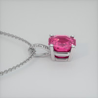 0.81 Ct. Gemstone Pendant, 14K White Gold 3