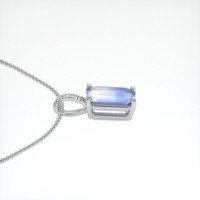 1.40 Ct. Sapphire Pendant, 14K White Gold 3