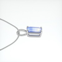 1.40 Ct. Sapphire Pendant, 18K White Gold 3