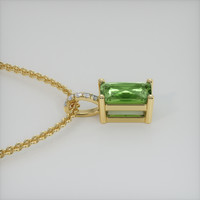 0.78 Ct. Gemstone Pendant, 14K Yellow Gold 3