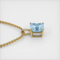 2.78 Ct. Gemstone Pendant, 14K Yellow Gold 3