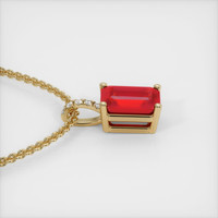 1.91 Ct. Ruby Pendant, 14K Yellow Gold 3