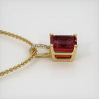 1.71 Ct. Gemstone Pendant, 18K Yellow Gold 3