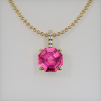 0.81 Ct. Gemstone Pendant, 18K Yellow Gold 1