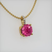 0.81 Ct. Gemstone Pendant, 18K Yellow Gold 2