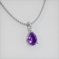 1.50 Ct. Gemstone Pendant, Platinum 950 2