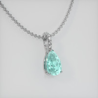 1.83 Ct. Gemstone Pendant, Platinum 950 2